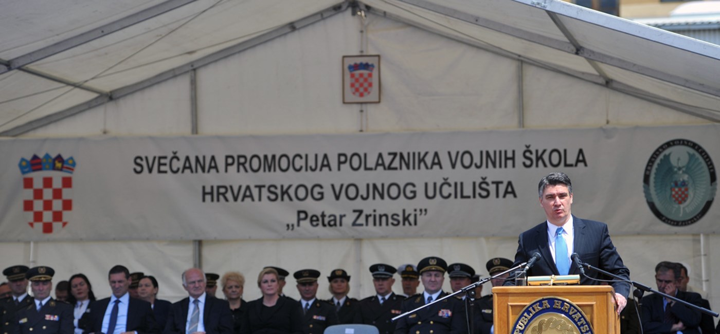 Predsjednik Vlade Milanović na Središnjoj svečanosti promocije polaznika vojnih škola